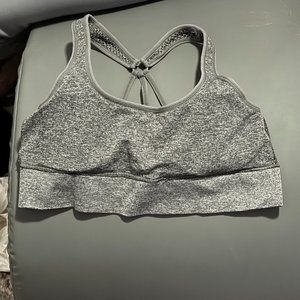 Dark Grey Bebe Sports Bra XL Used